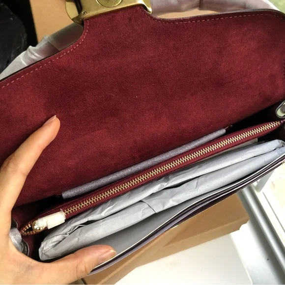 Coach tabby 26 shoulder bag in colorblock - Picture 6 of 13